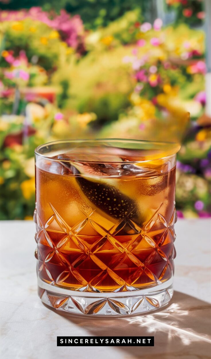 Fig and Vanilla Old Fashioned