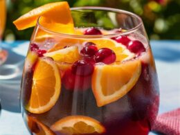 Winter Sangria Cocktail