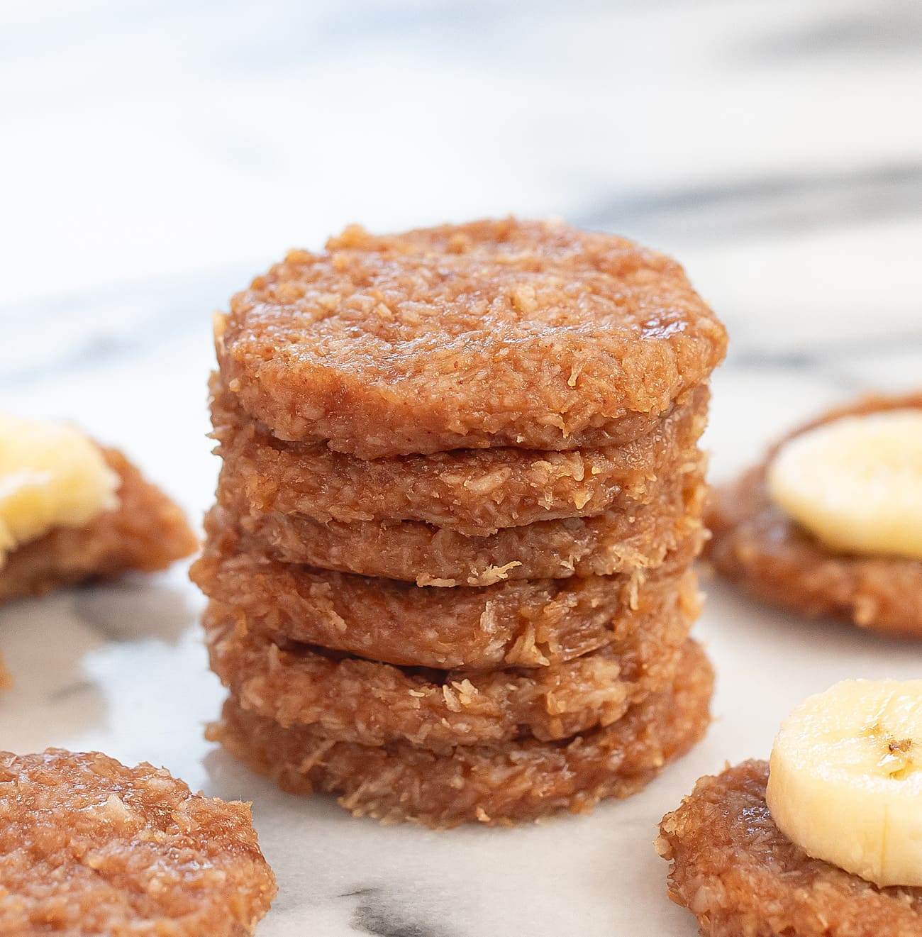 3 Ingredient No-Bake Banana Cookies