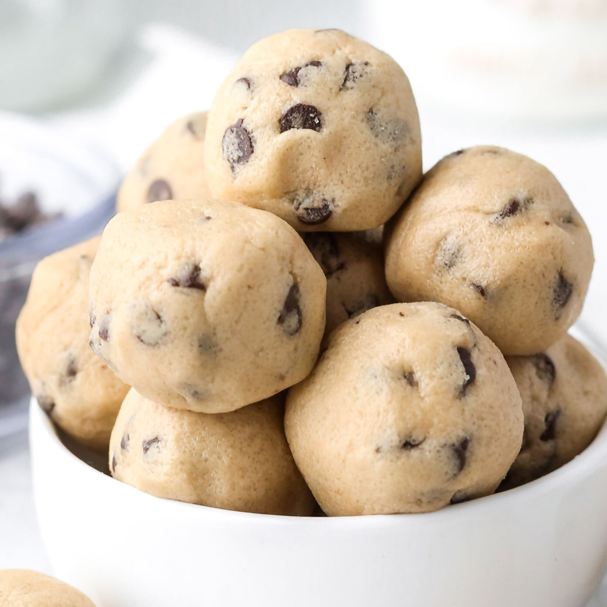 Edible No Bake Cookie Dough Bites