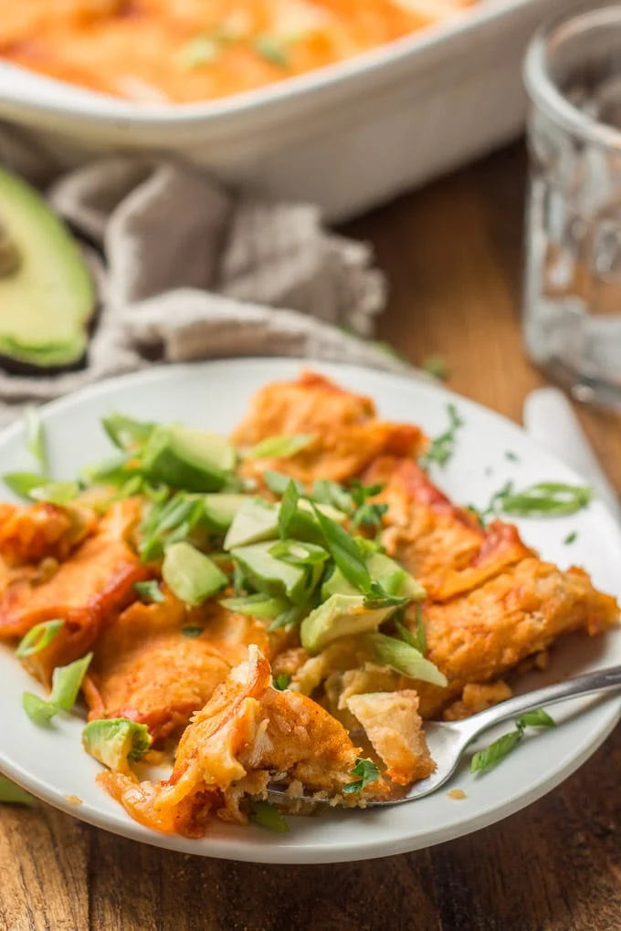 Mashed Potato Enchiladas