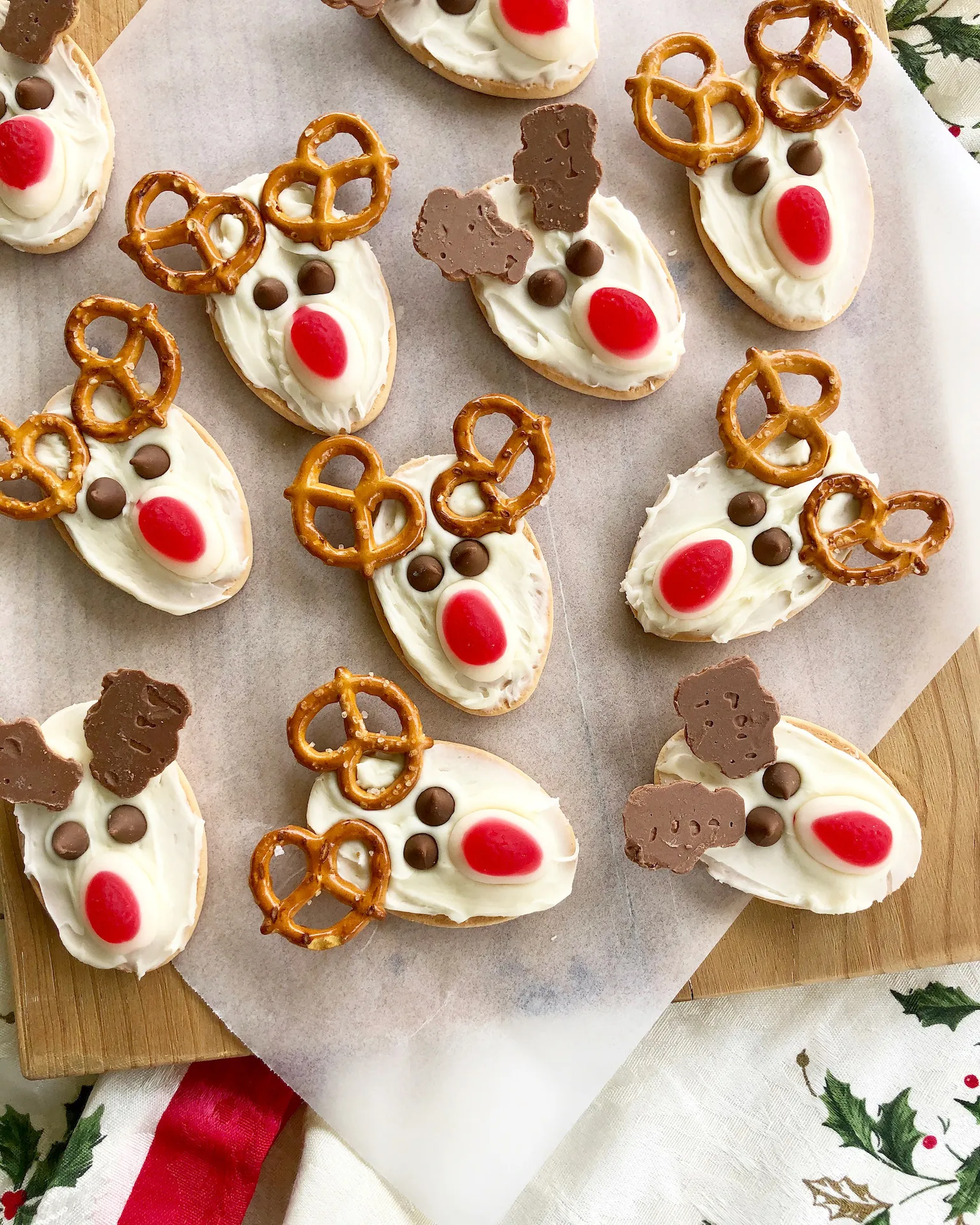 No Bake Reindeeer Cookies