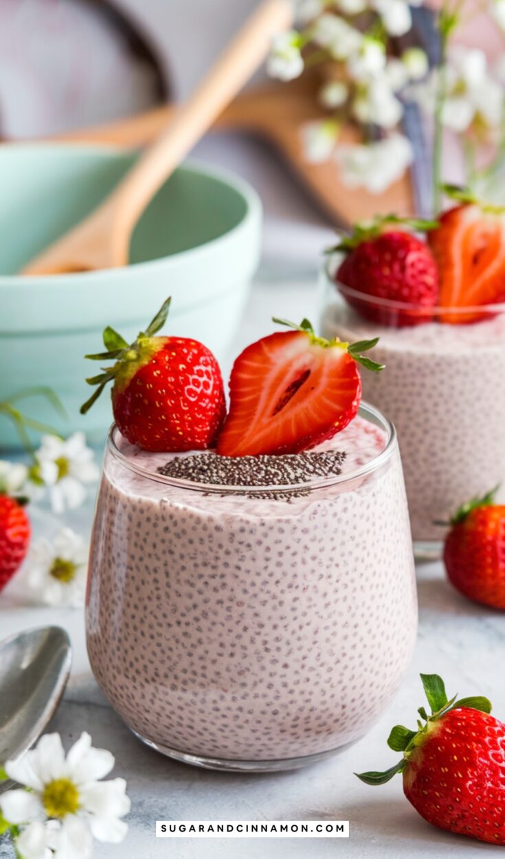 Strawberry Chia Pudding