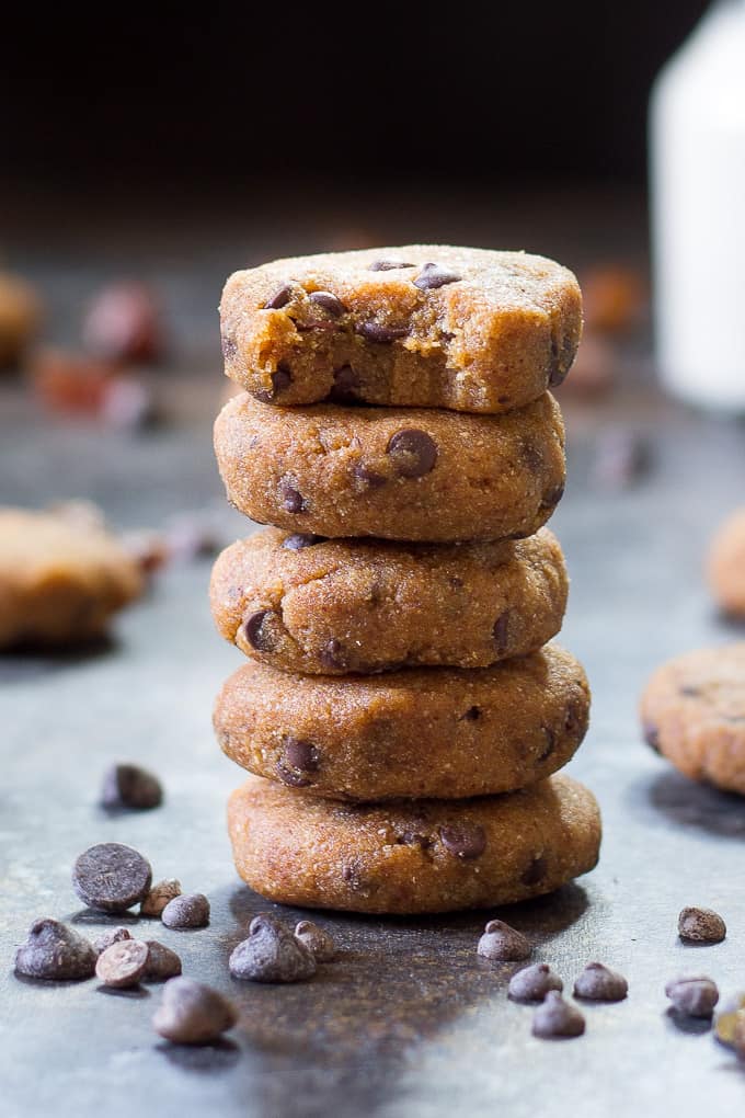 Sweet Potato No Bake Chocolate Chip Cookies