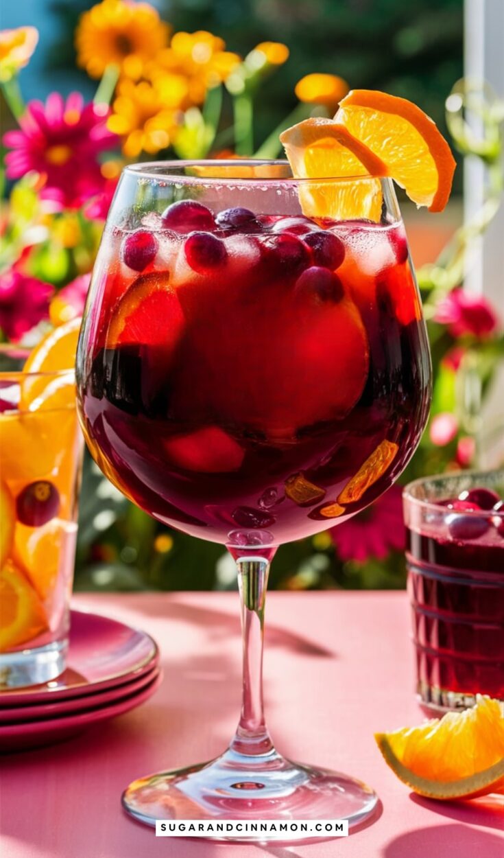Winter Cranberry Sangria