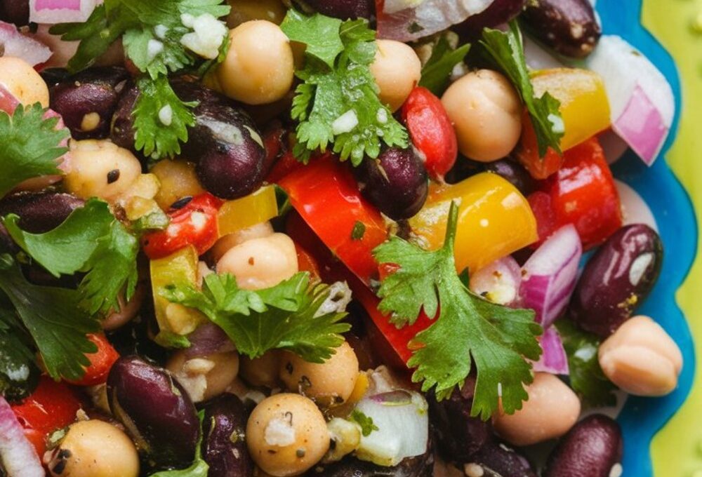 dense bean salad