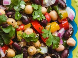 dense bean salad