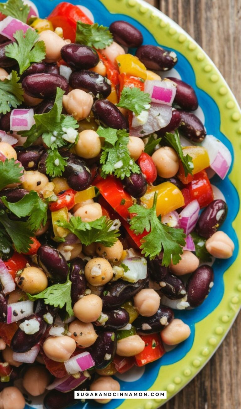 dense bean salad