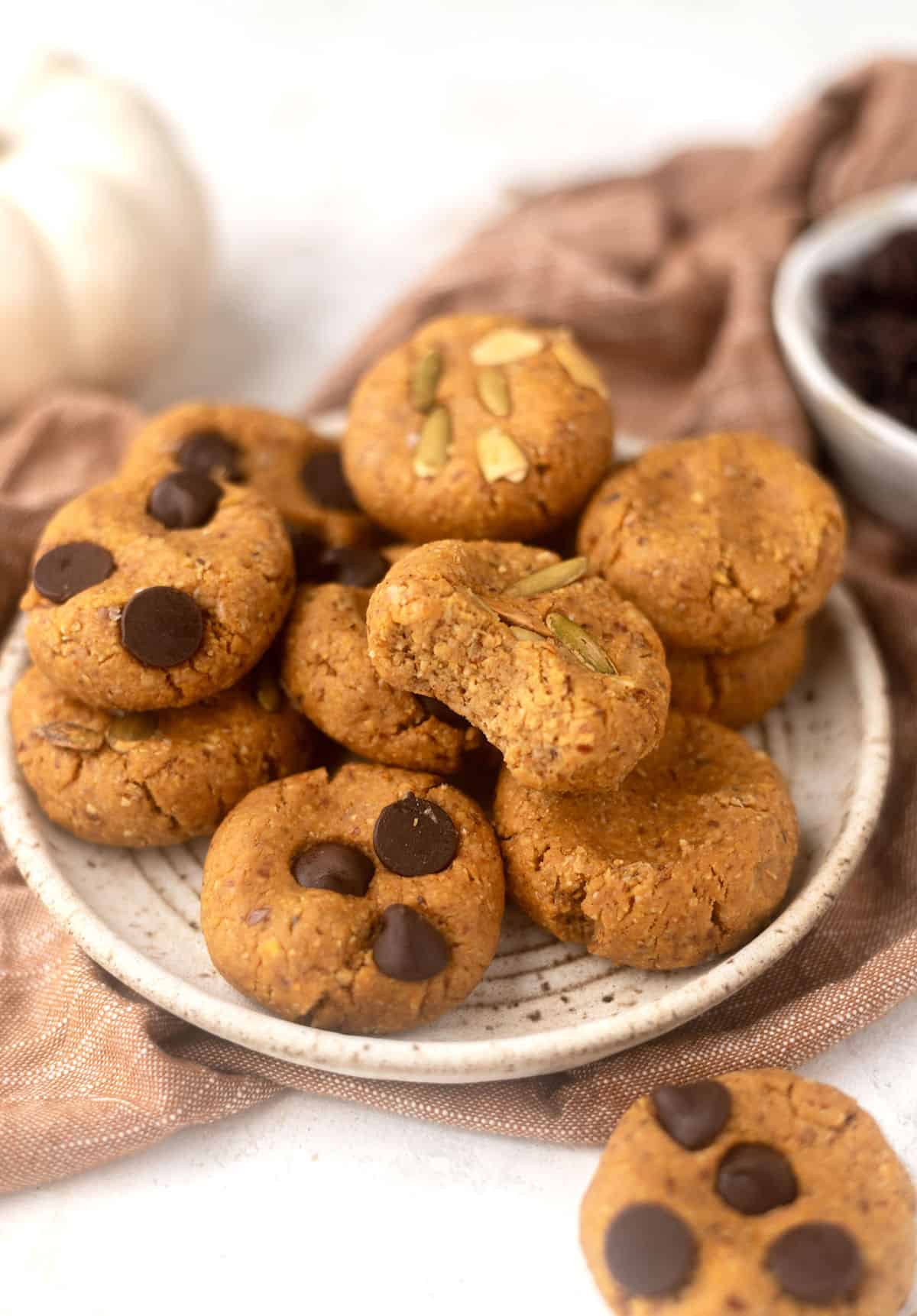 No-Bake Pumpkin Cookies