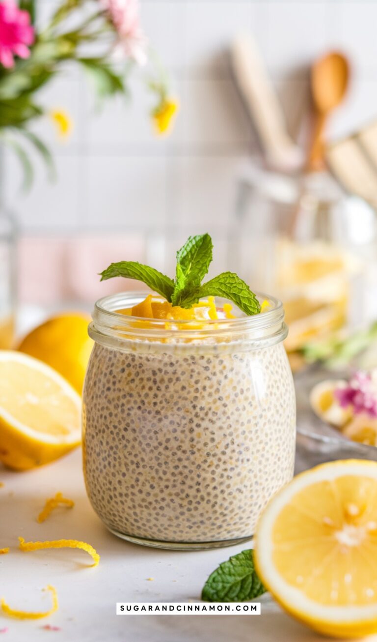 lemon chia pudding
