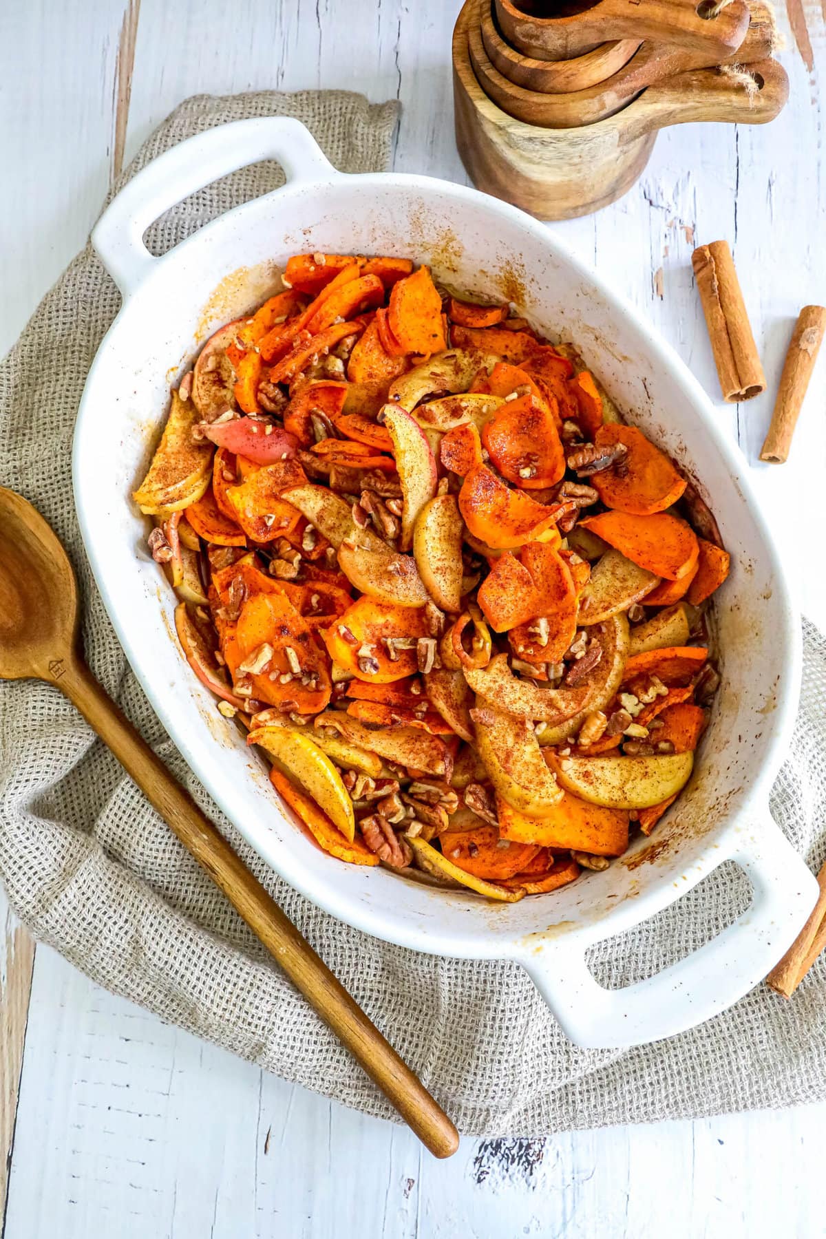Cinnamon Sweet Potato Apple Bake