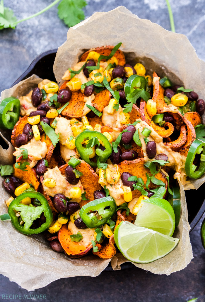 Loaded Southwest Sweet Potato Nachos