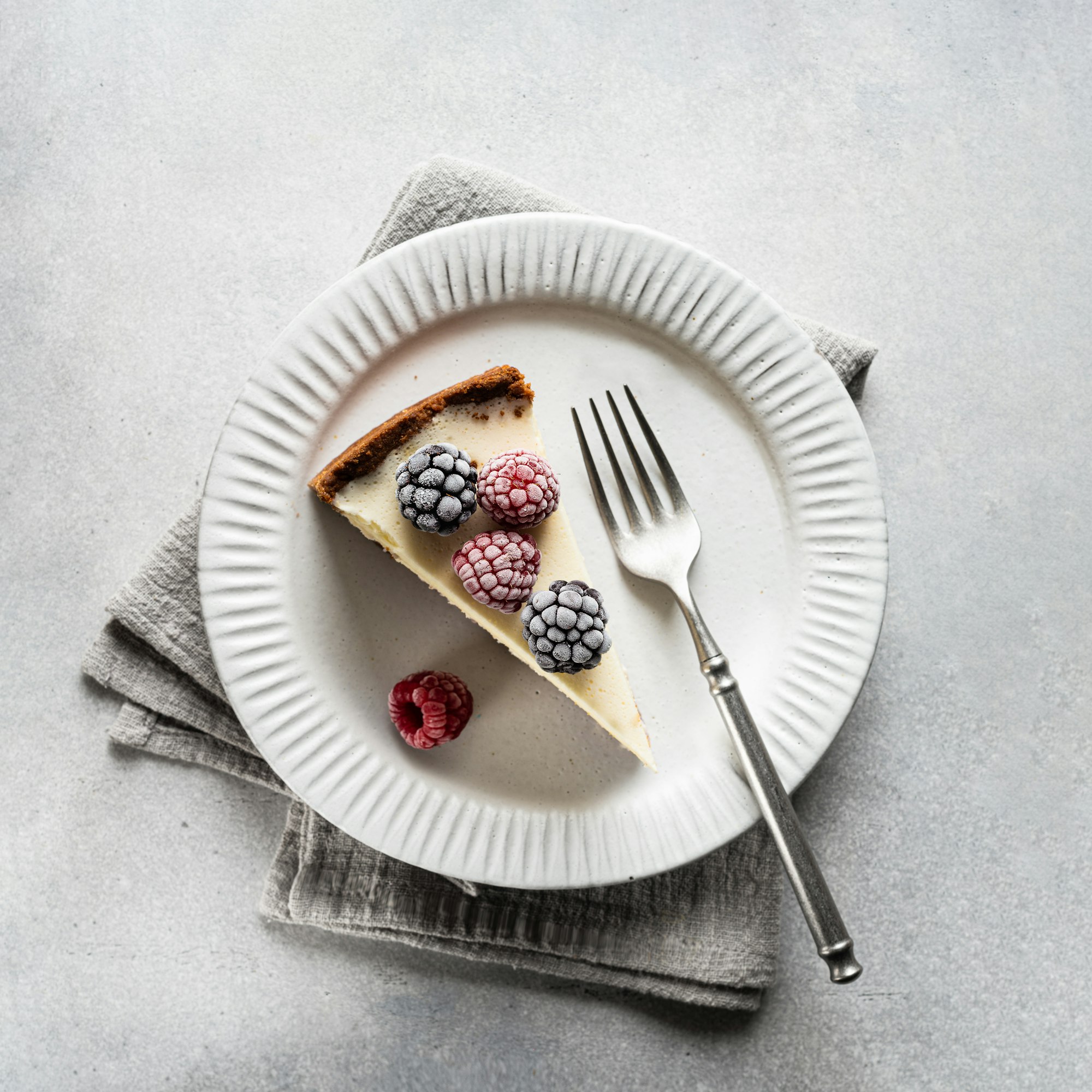 a piece of cheesecake