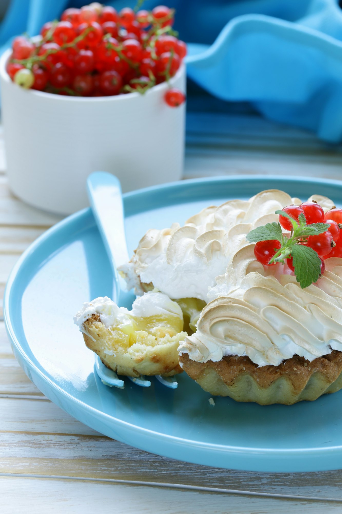 Tart With Lemon Cream And Meringue