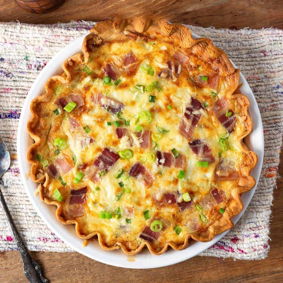 Bacon and Cheese Quiche