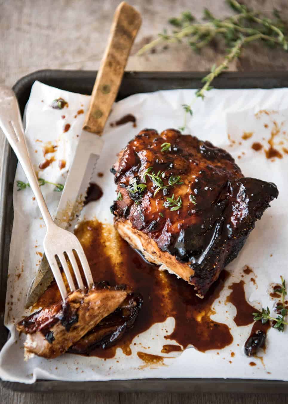 Balsamic Glazed Baked Chicken