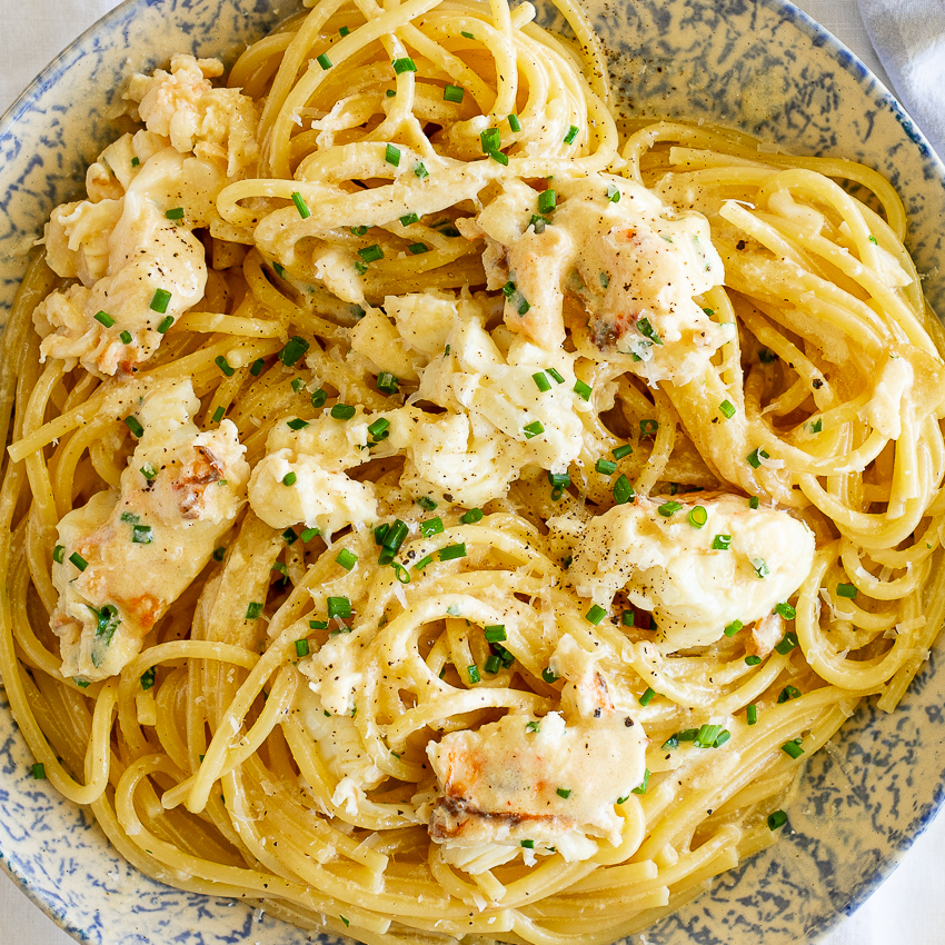 Creamy Lobster Pasta Casserole