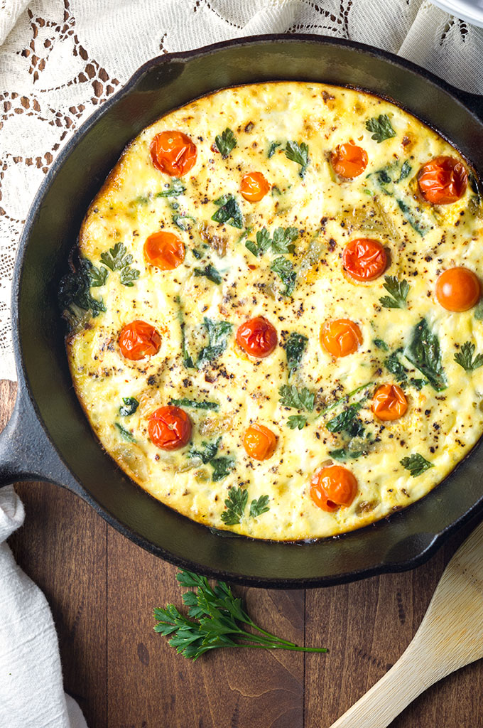 Ricotta and Tomato Breakfast Skillet