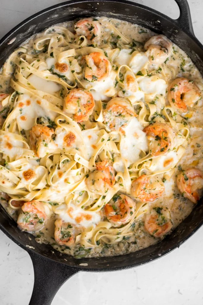 Seafood Alfredo Casserole