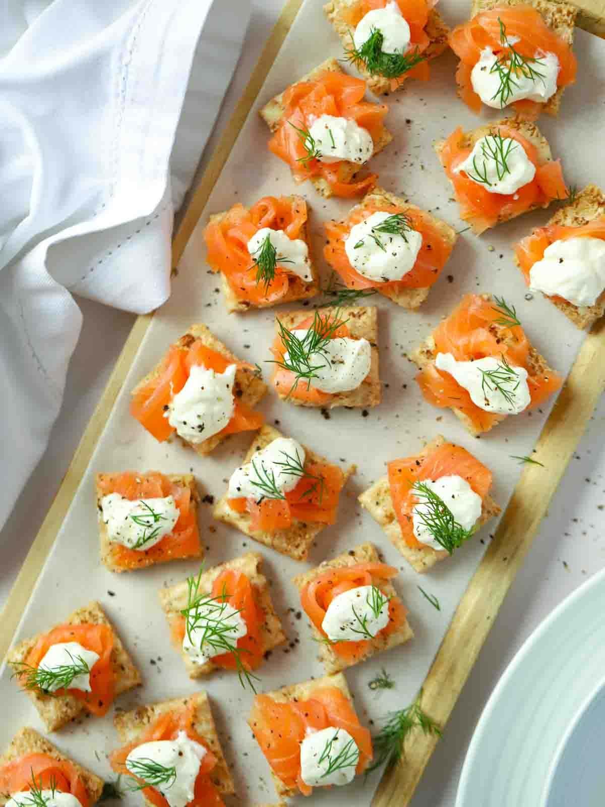 Smoked Salmon Canapés