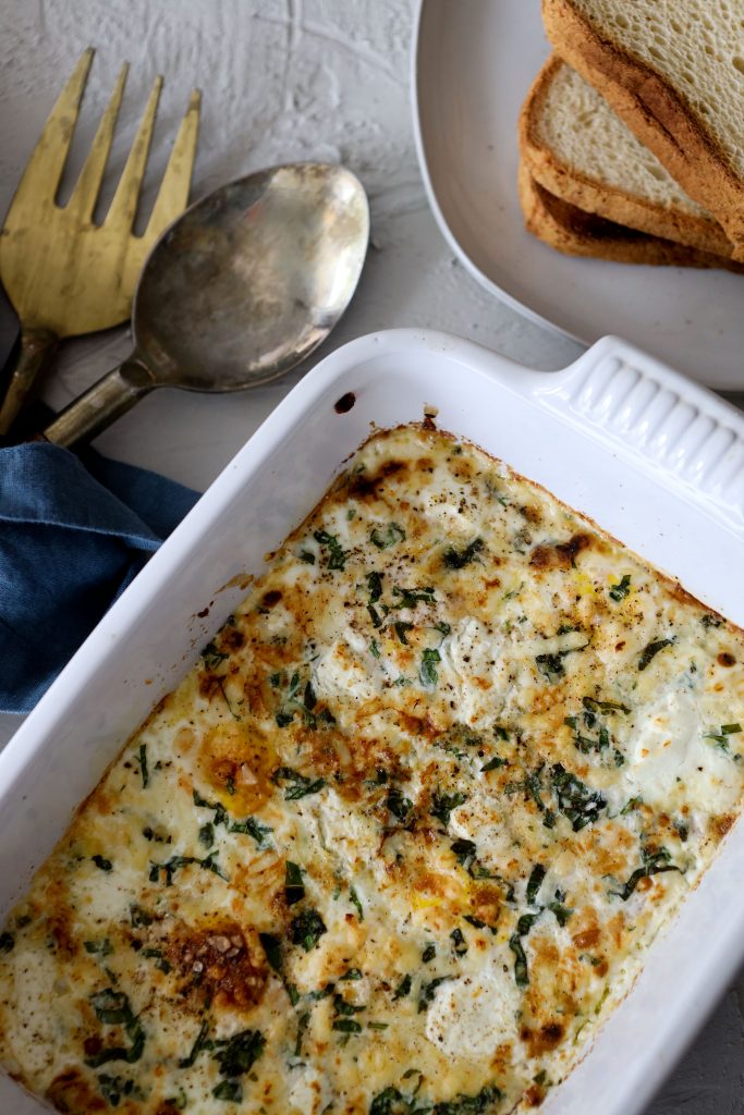 Tomato Basil Egg Casserole