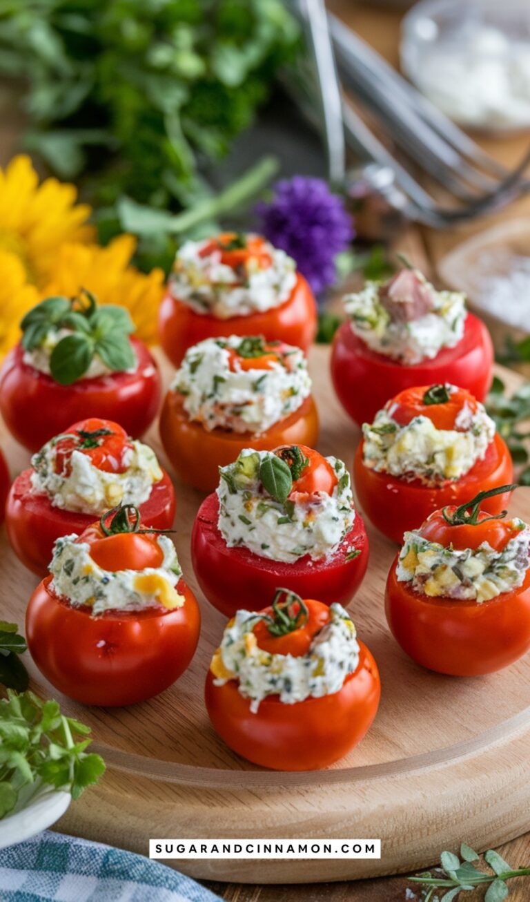 stuffed cherry tomatoes