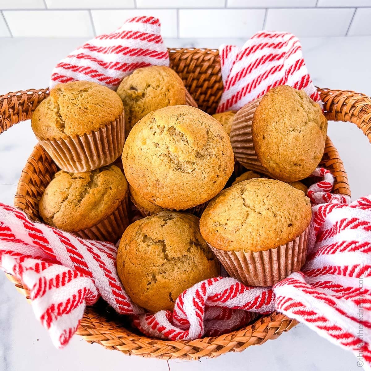 Banana Sourdough Muffins