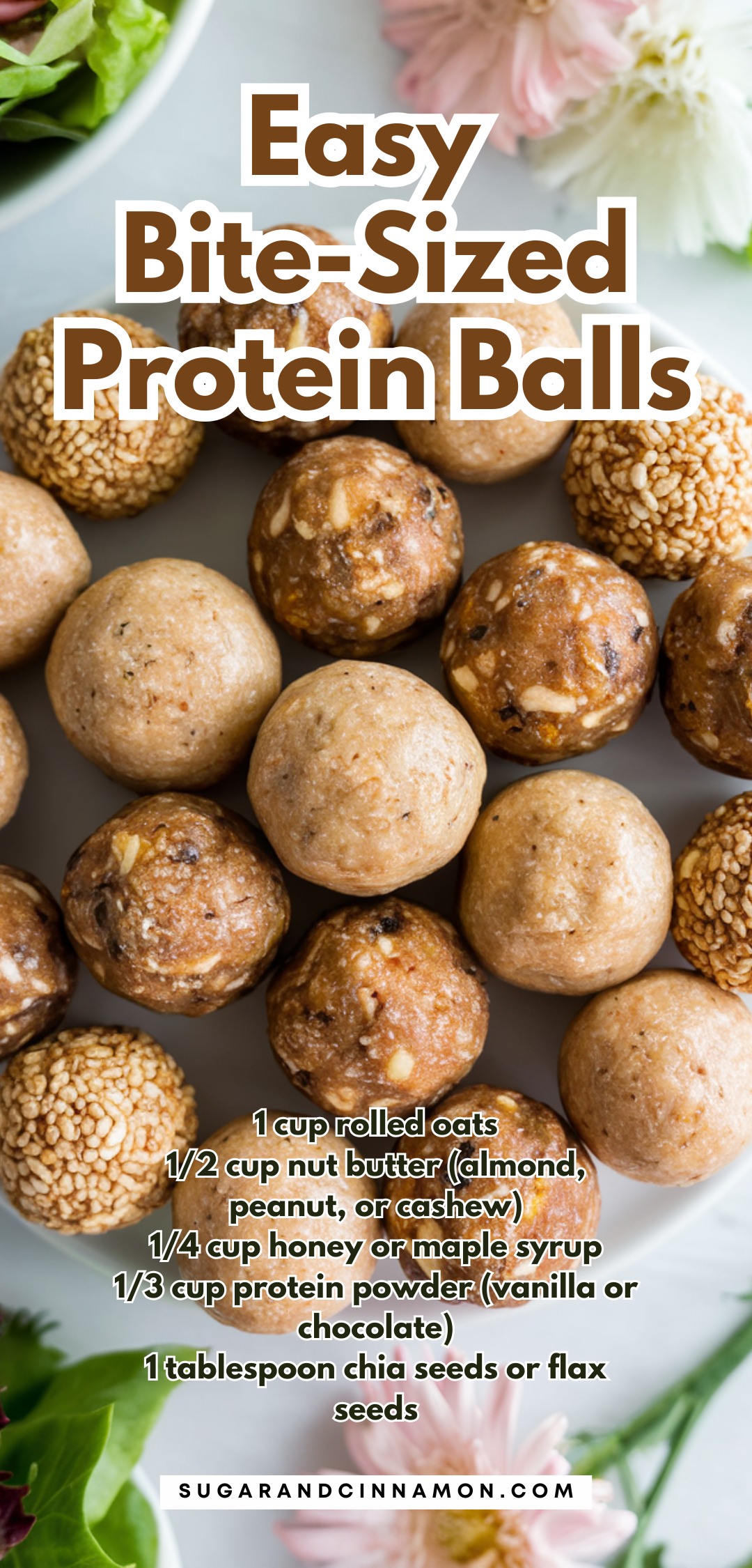 Easy
Bite-Sized Protein Balls