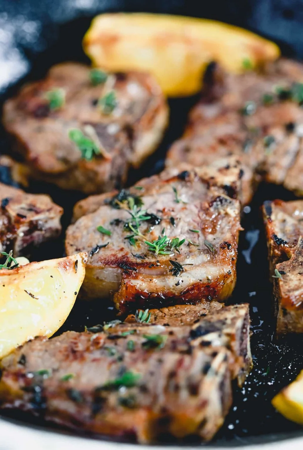 Lemon Thyme Lamb Chops