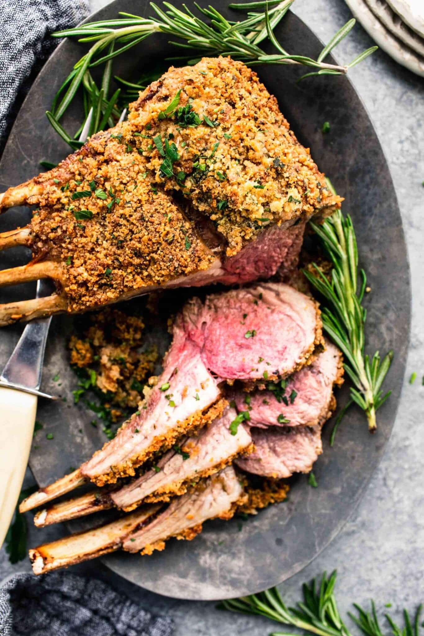 Rack of Lamb with Herb Crust