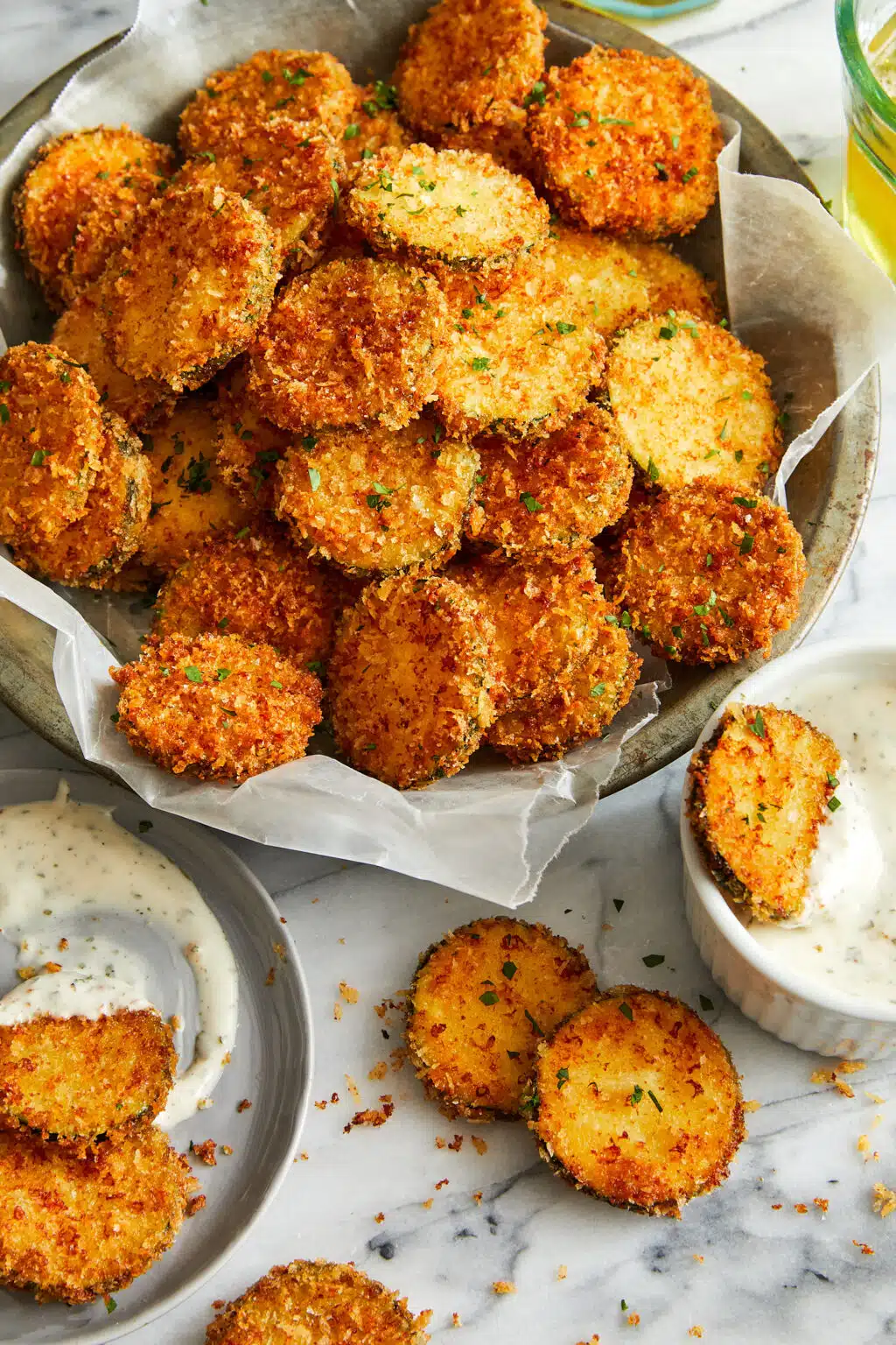 Zucchini Parmesan Crisps
