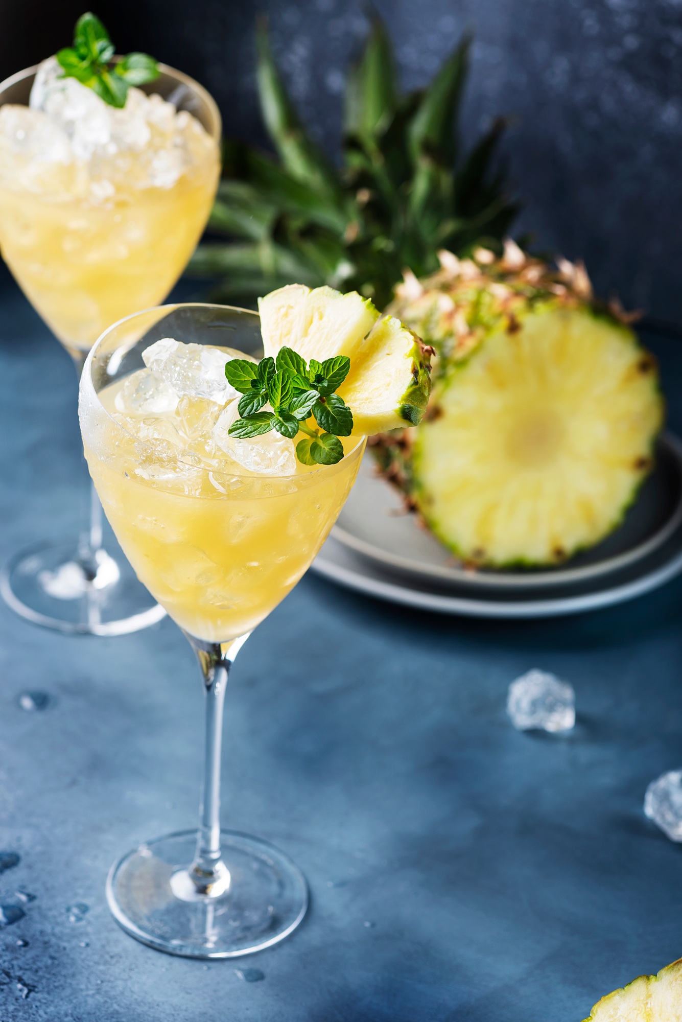 cocktail with pineapple