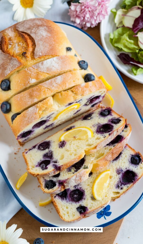 Blueberry Lemon Sourdough Bread