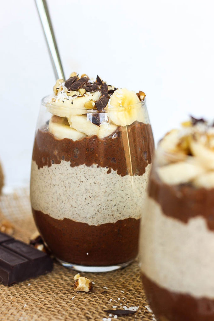 Chocolate Peanut Butter Chia Pudding