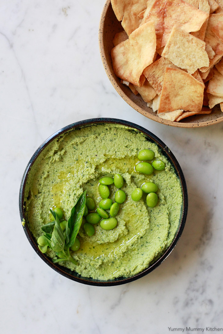 Edamame and Spinach Hummus