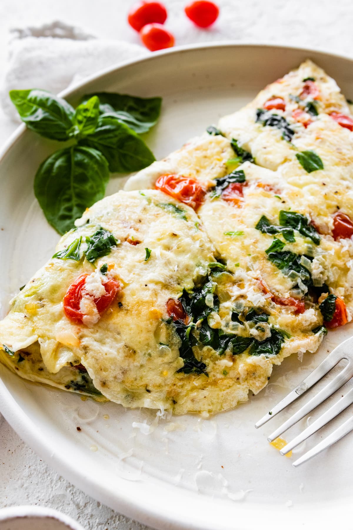 Egg White and Spinach Omelette