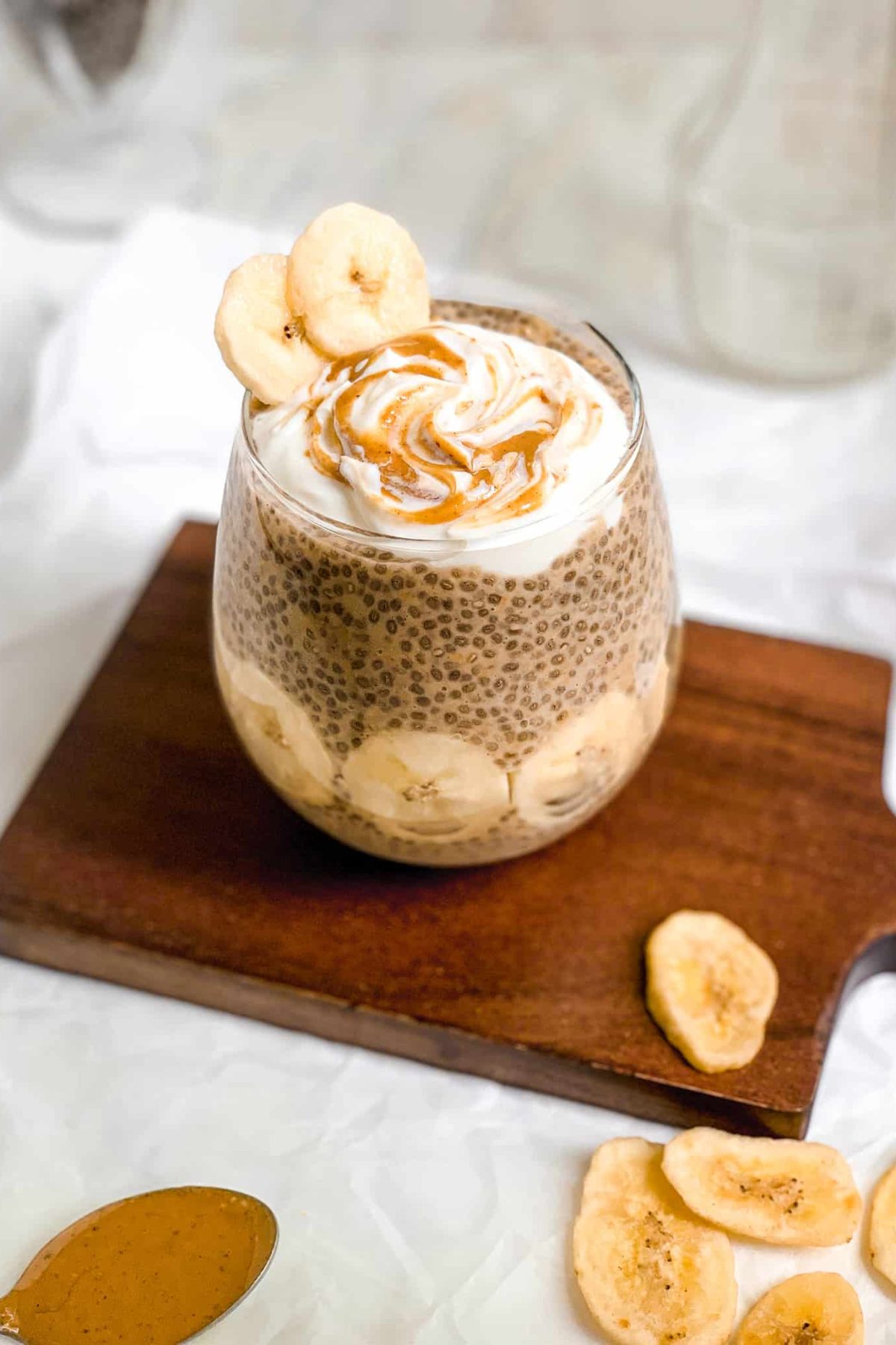 Peanut Butter Banana Chia Pudding