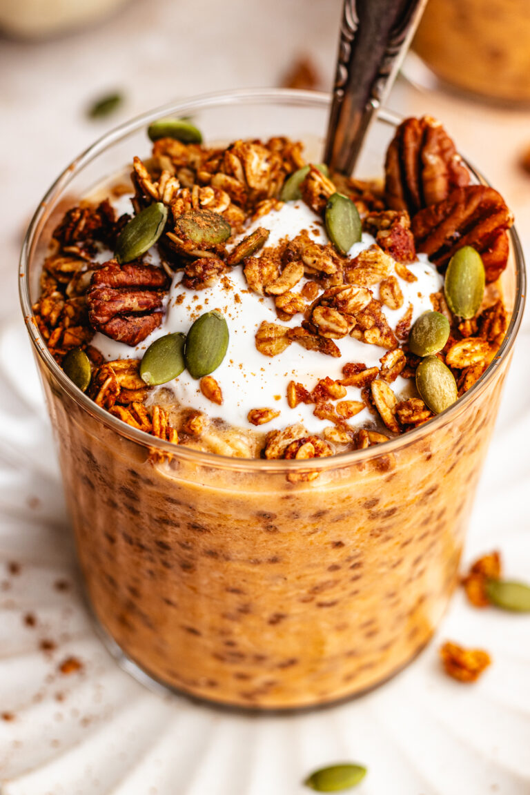Pumpkin Spice Protein Chia Pudding