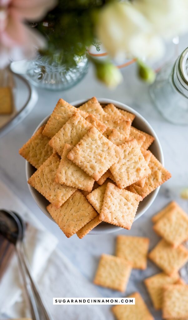 Sourdough Cheese Crackers