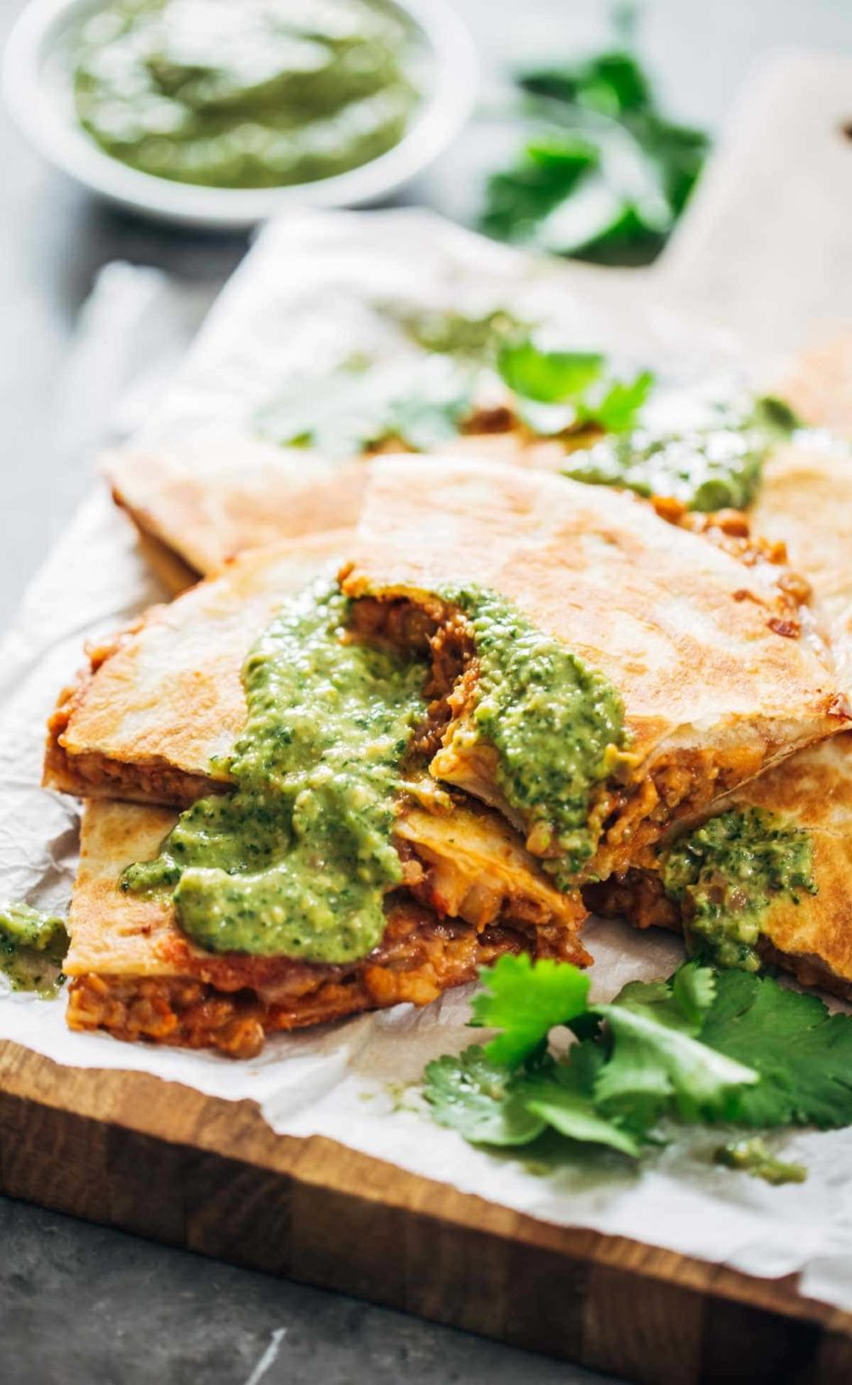 Lentil Quesadillas