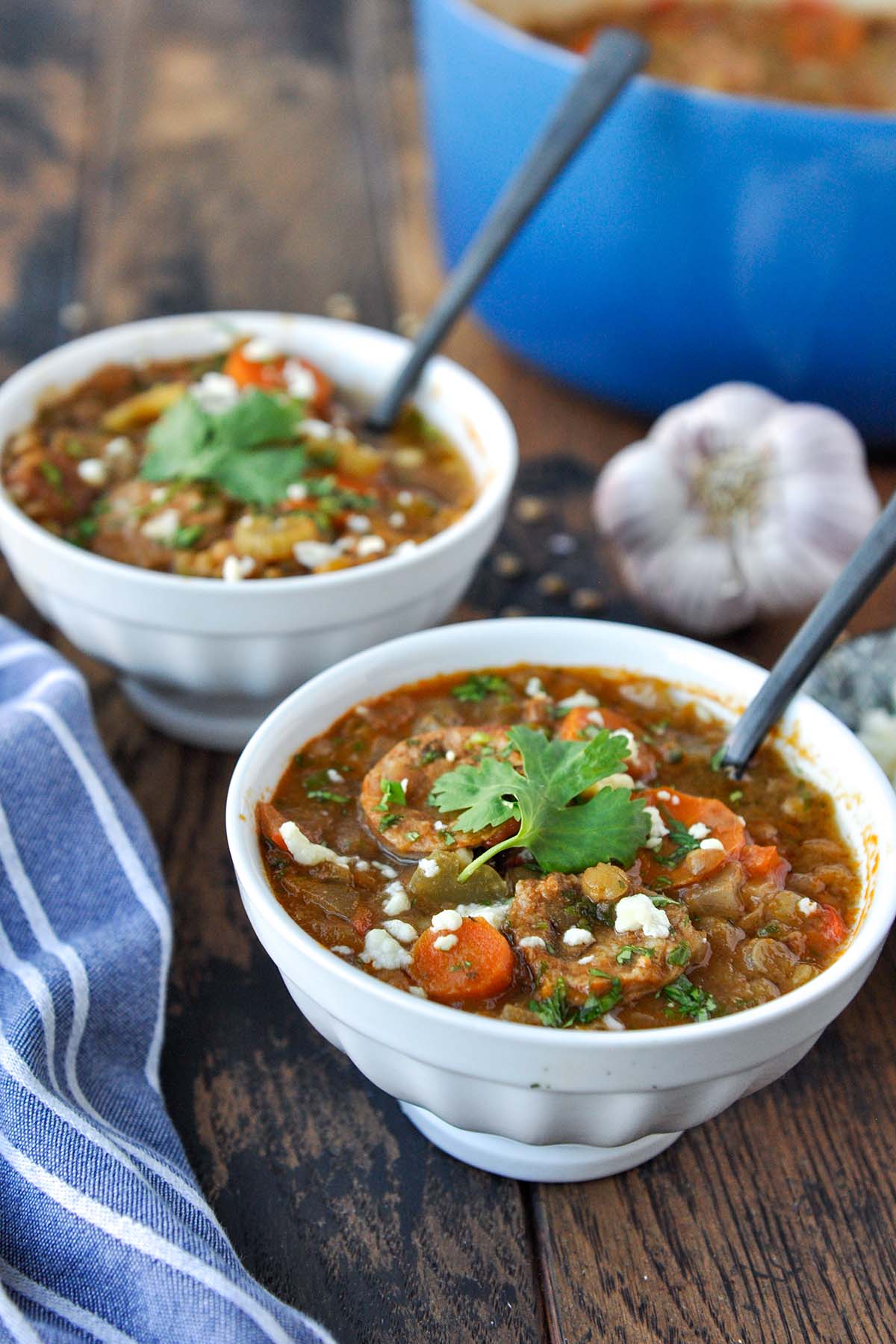 Mexican Lentil Soup (Sopa de Lentejas)
