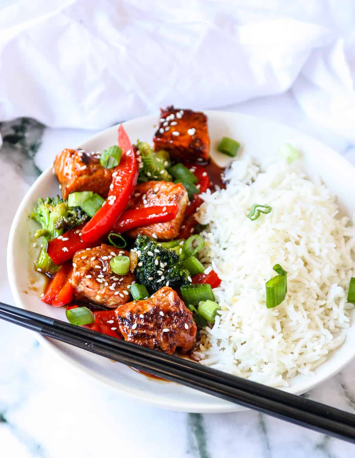 Salmon Stir-Fry