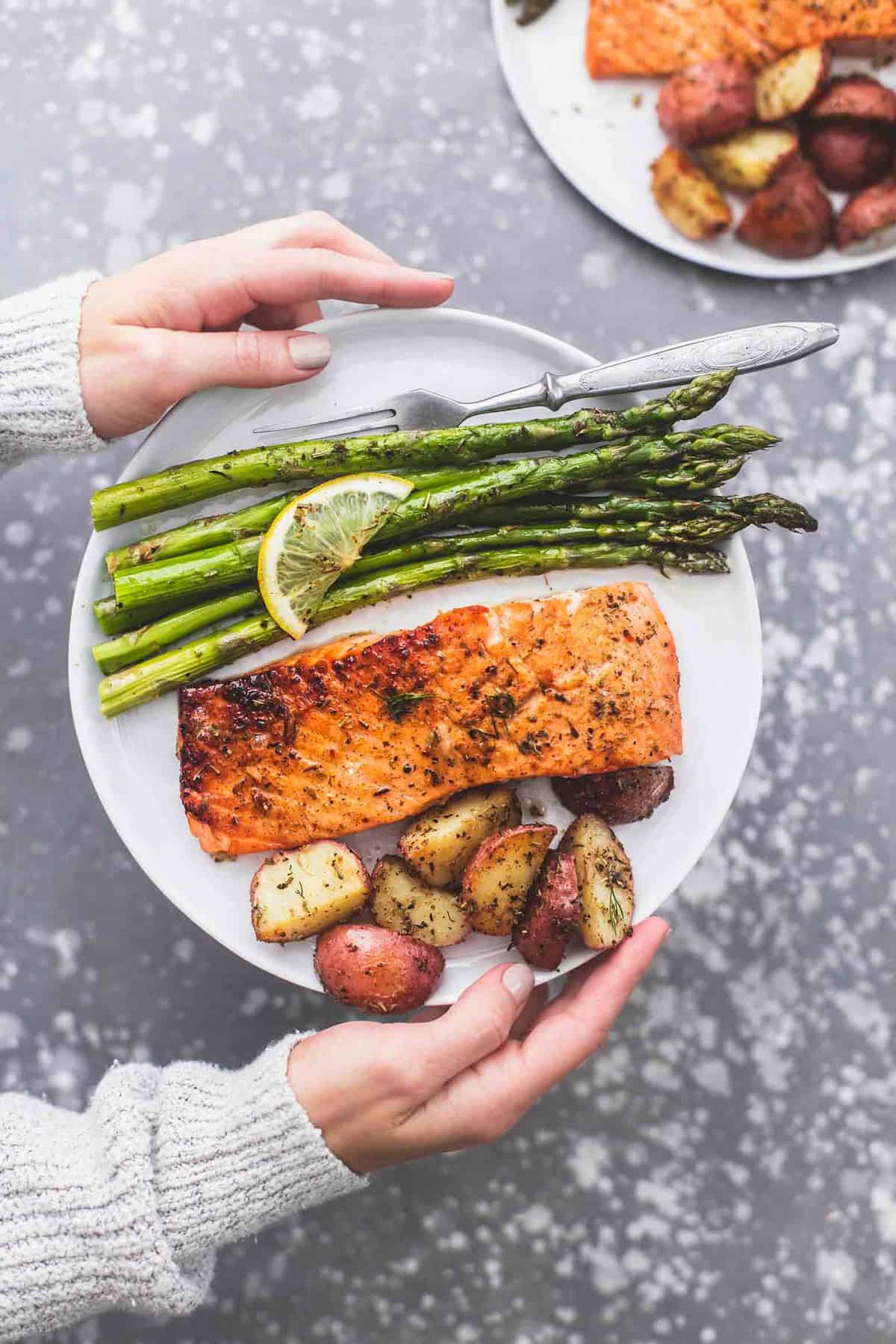 Salmon and Asparagus Sheet Pan Dinner