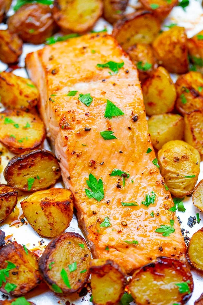 Salmon and Potato Foil Packs