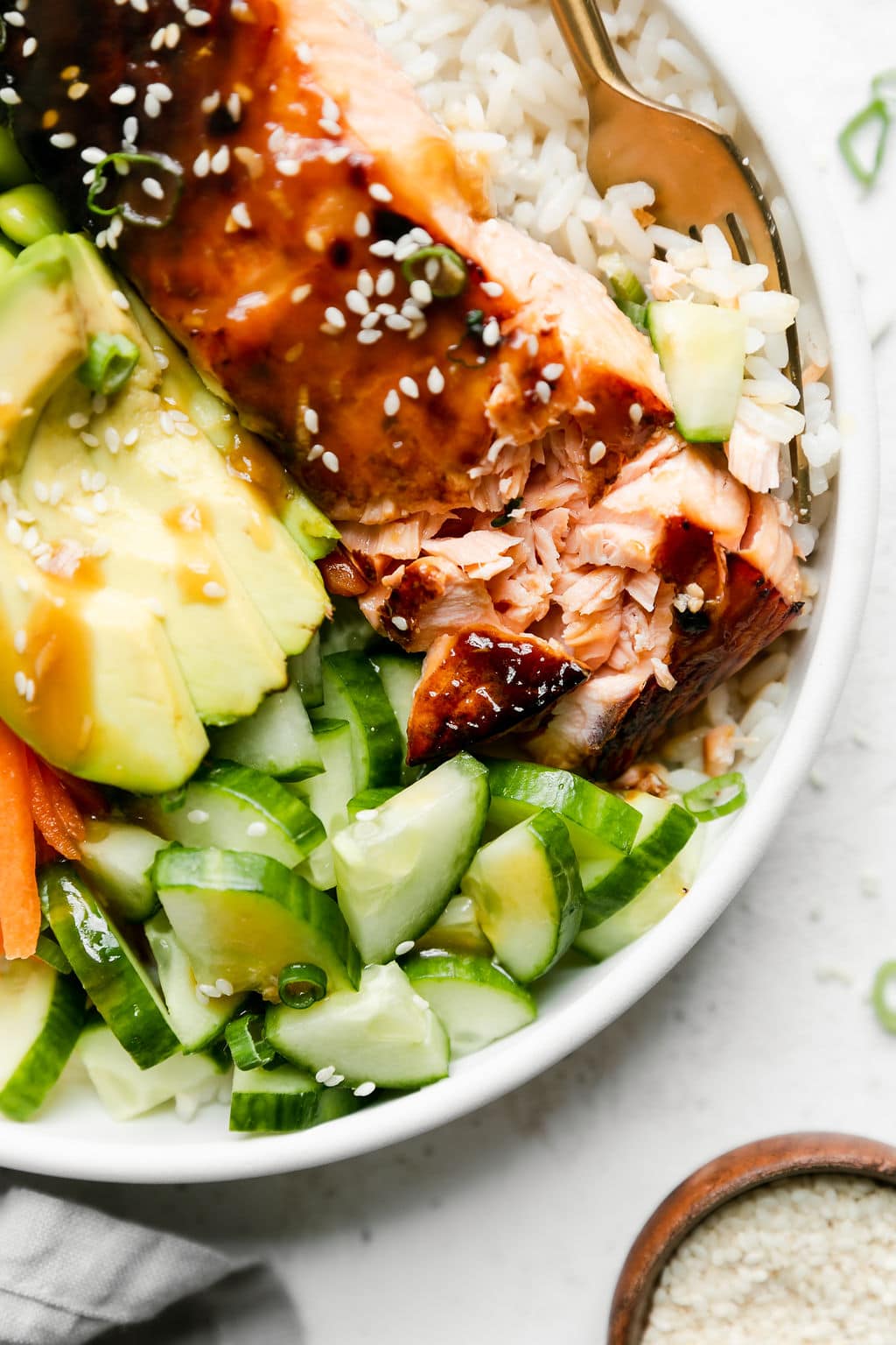 Teriyaki Salmon Bowl