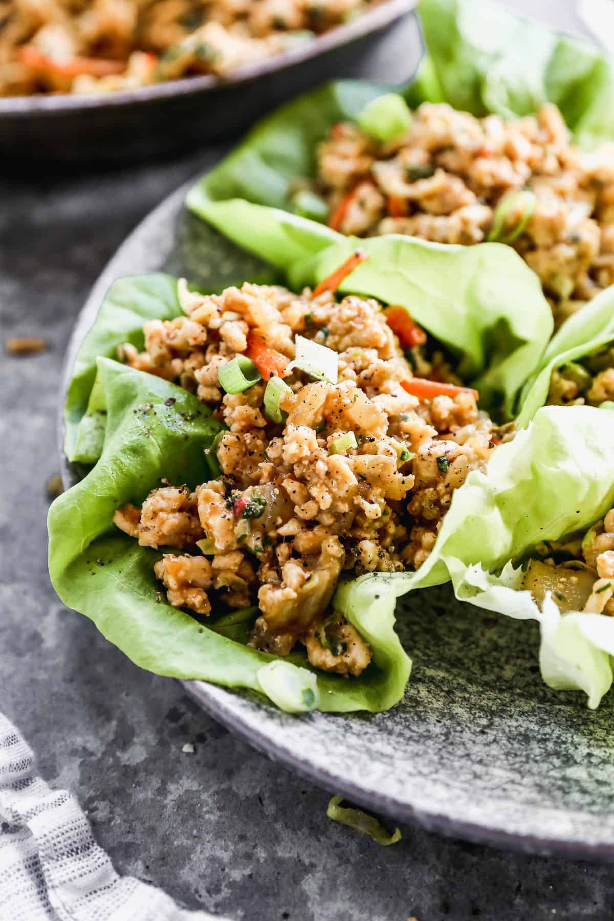Thai Chicken Lettuce Wraps