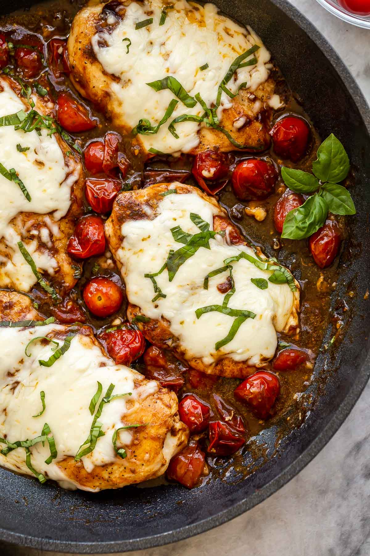 Chicken Caprese Skillet