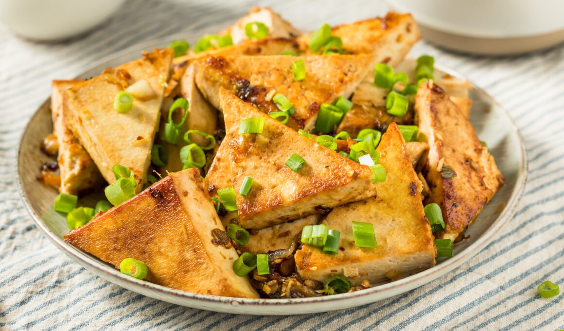 Asian Homemade Lemongrass Tofu Dish