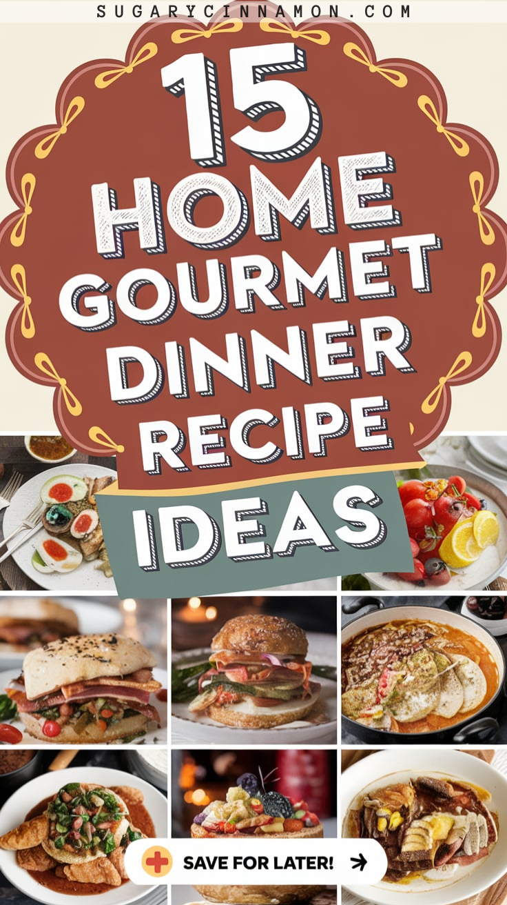 Home Gourmet Dinner Recipe Ideas-pin