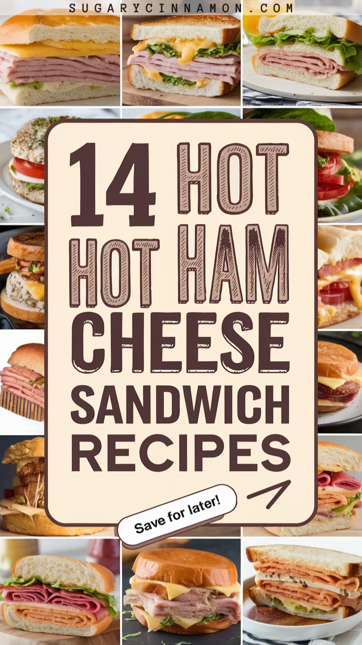 Hot Ham And Cheese Sandwich Recipes-pin